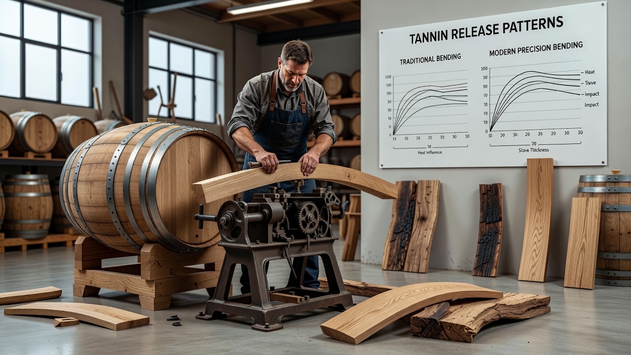 The Overlooked Influence of Stave Bending Techniques on Tannin Release Patterns in Custom Cooperage for Aged Spirits