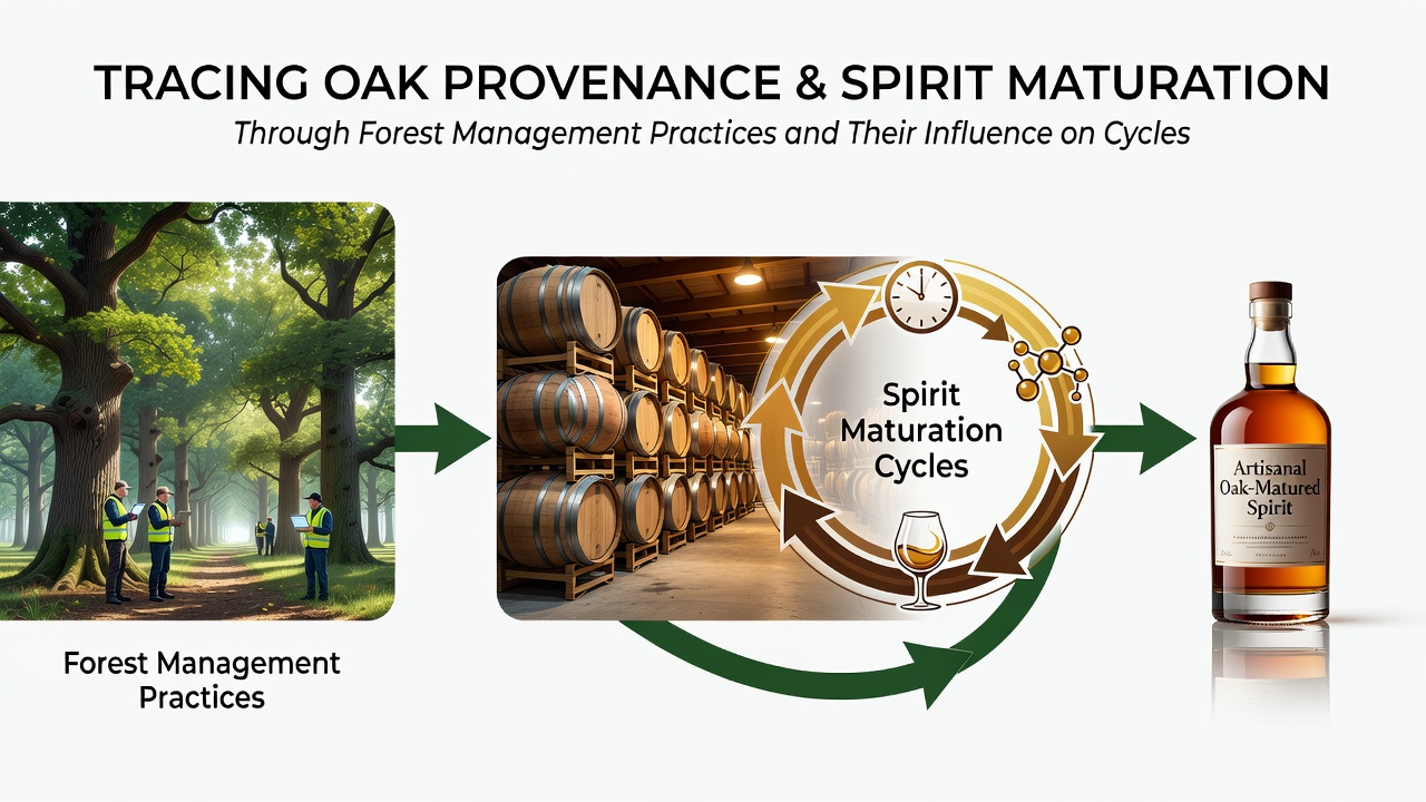 Tracing Oak Provenance Through Forest Management Practices and Their Influence on Spirit Maturation Cycles